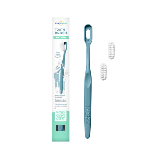 TOOTHBRUSH MEDIUM BLUE 1 S