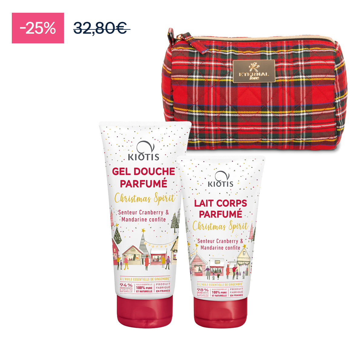 P232 XMAS DUO GEL DOUCHE+LAIT+TROUSSE