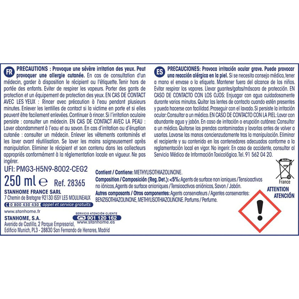 VITRO CERAM 250 ML 250