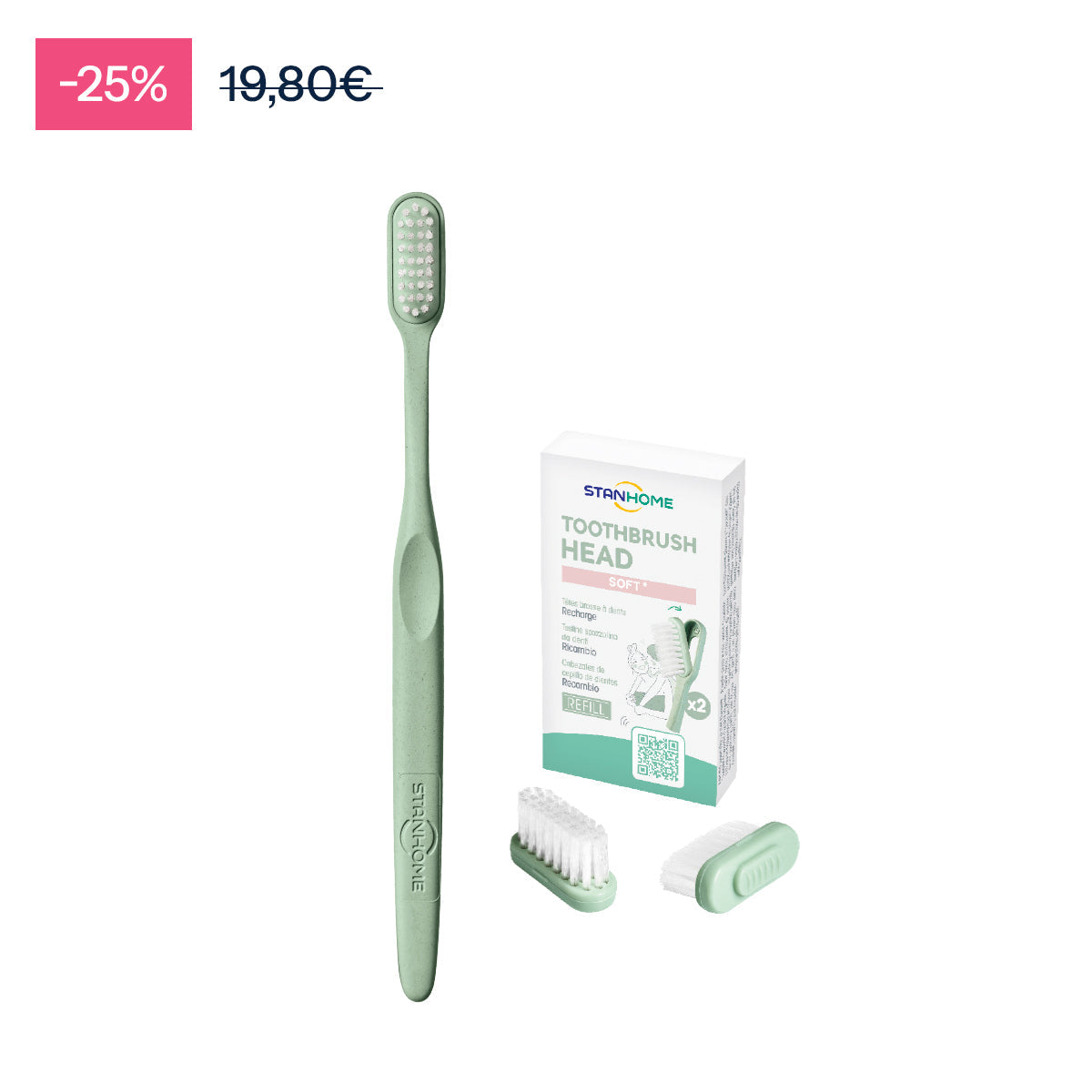 P120 C11 BROSSE SOUPLE VERTE+RECH