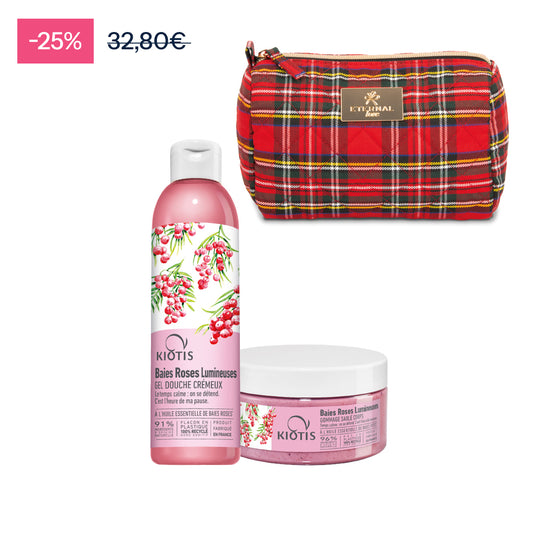 P231 XMAS DUO BAIES ROSES+TROUSSE LOUI